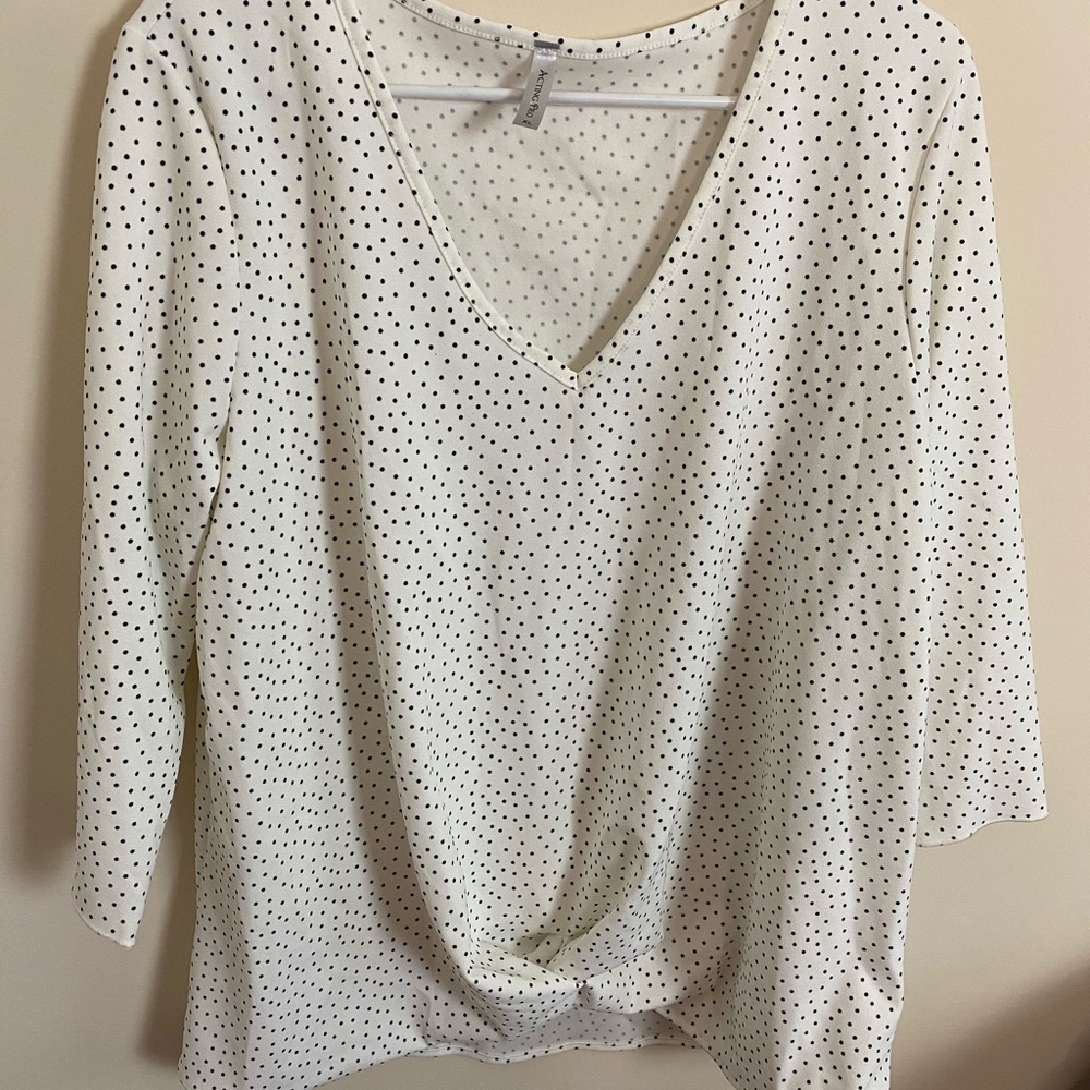 Polka dot blouse
